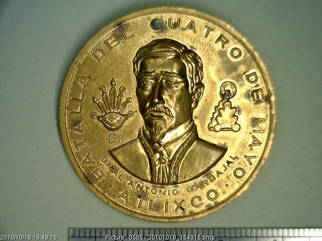 Medalla Batalla del Cuatro de Mayo (1962) (anverso)