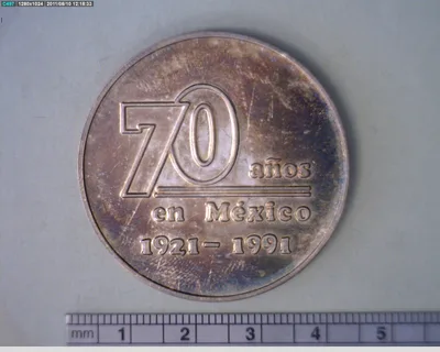 Medalla Bayer. 70 Aniversario en México (1991)