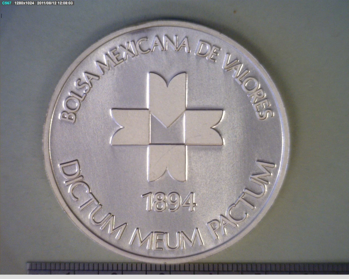 Medalla Bolsa Mexicana de Valores (1990) (anverso)