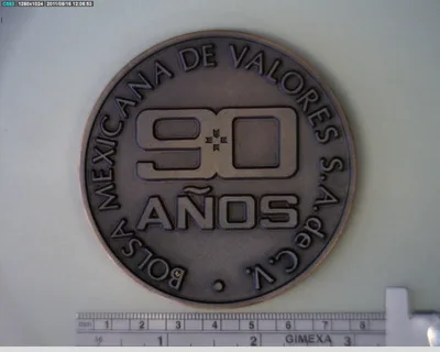 Medalla Bolsa Mexicana de Valores. 90 Aniversario (1984)