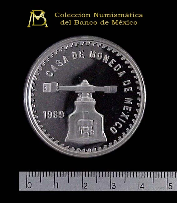 Medalla Casa de Moneda de México (1989) (anverso)