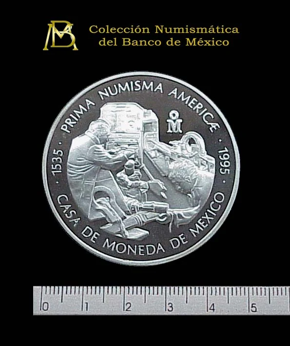 Medalla Casa de Moneda de México. 460 Aniversario (1992) (anverso)