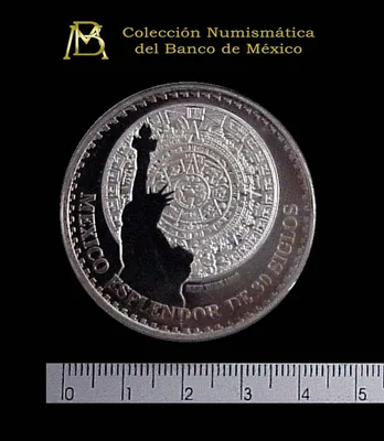 Medalla Casa de Moneda de México. Aniversario Legaria (1990)
