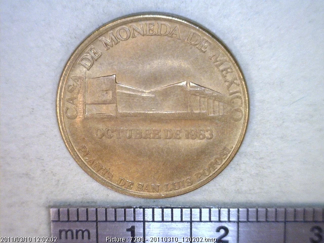 Medalla Casa de Moneda. Planta San Luis Potosí (1983) (anverso)