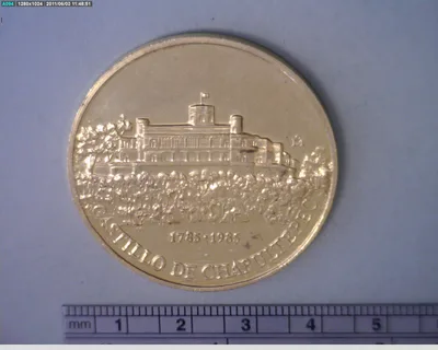 Medalla Castillo de Chapultepec. Bicentenario (1985)