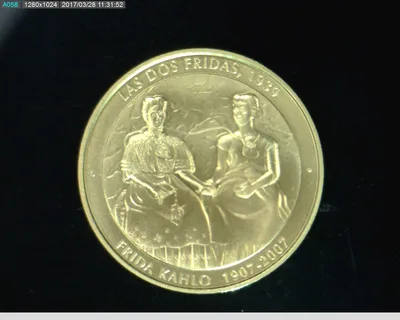 Medalla Centenario de Frida Kahlo (2001)