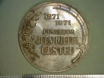 Medalla Centenario Fundación Puerto Progreso (1971)