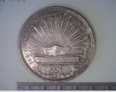 Medalla Chihuahua. Juzgado Eclesiástico (1790)