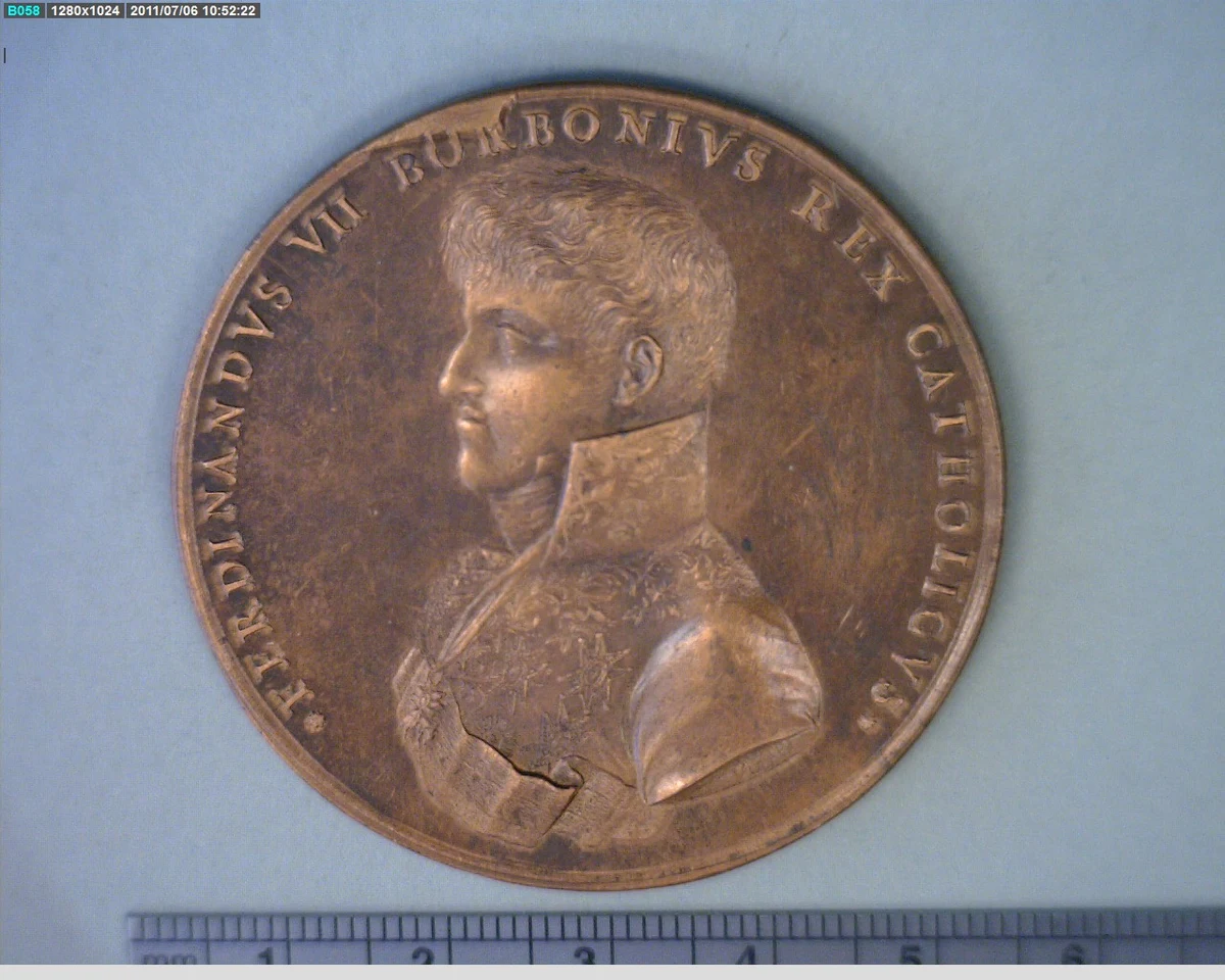 Medalla Ciudad de México (1809) (anverso)