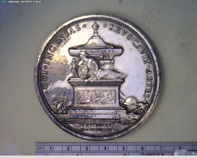 Medalla Ciudad de México. Academia de San Carlos (1789)