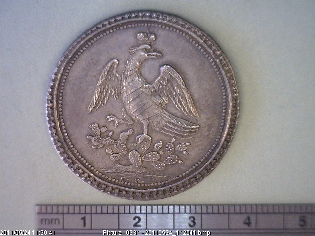Medalla Ciudad de México. Agustín I (1822) (anverso)