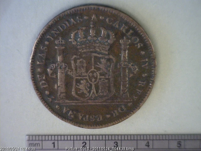 Medalla Ciudad de México. Carlos IV (1789) (anverso)