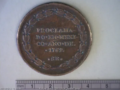 Medalla Ciudad de México. Carlos IV (1789)