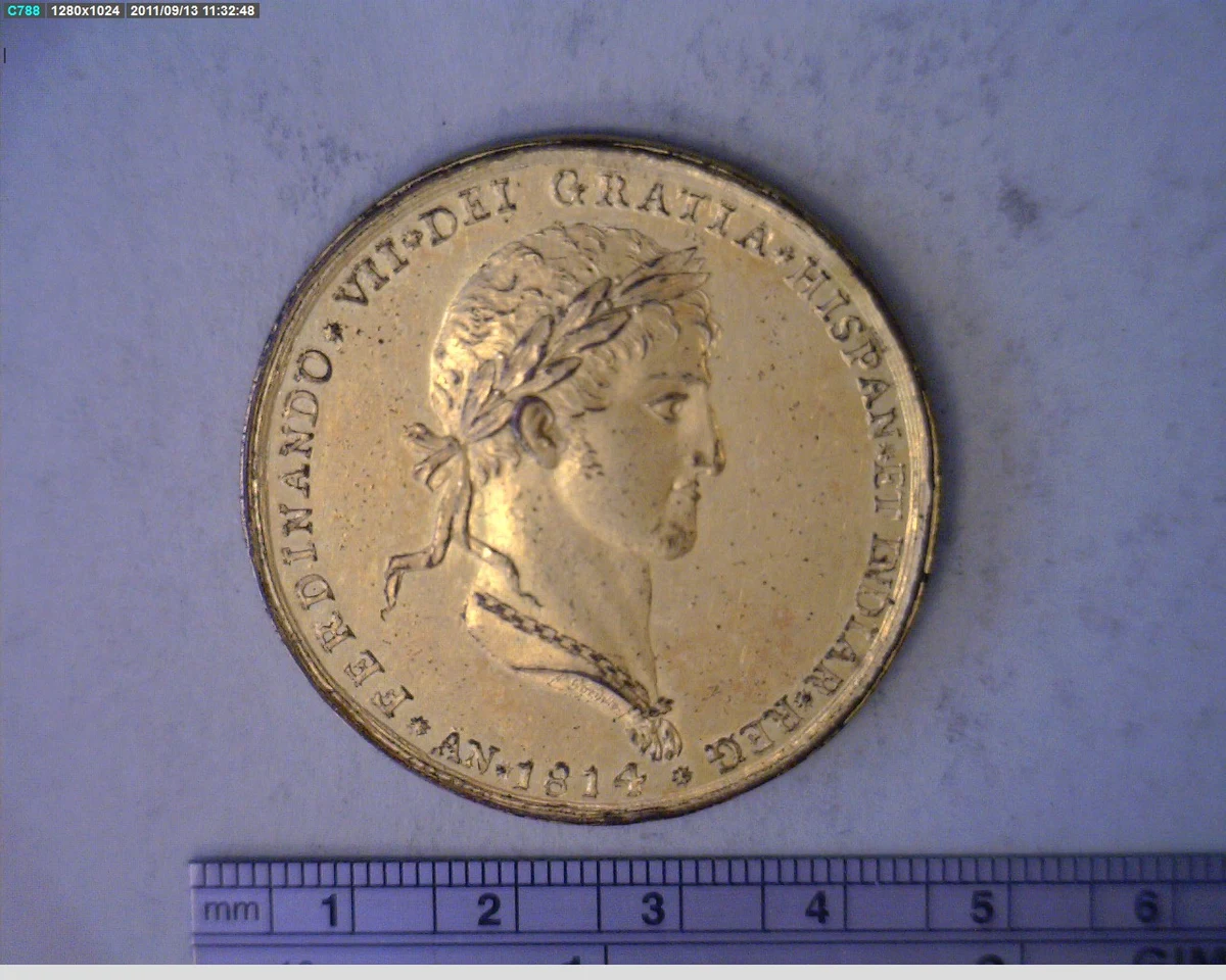 Medalla Ciudad de México. El Arzobispo (1814) (anverso)