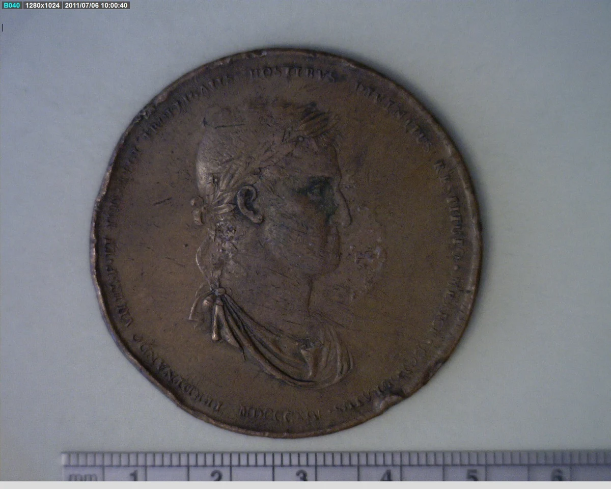 Medalla Ciudad de México. El Consulado (1814) (anverso)