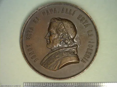 Medalla Colegio Católico de San Ildefonso de Mérida (1867)