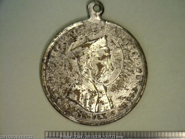 Medalla Colegio San Francisco de Borja (anverso)