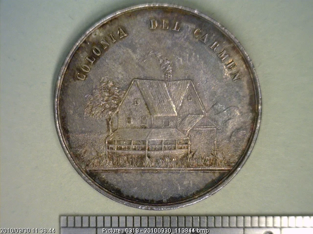 Medalla Colonia del Carmen (1890) (anverso)