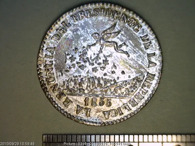 Medalla Congreso Extraordinario (1855) (reverso)