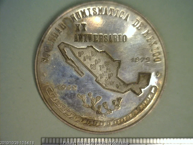 Medalla Convención Nacional de Numismática (1972) (anverso)