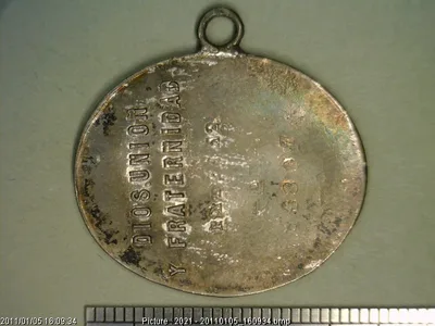 Medalla Cuernavaca. Sociedad de Artesanos (1870)