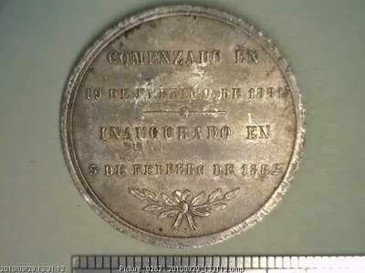 Medalla Cuernavaca. Teatro Porfirio Díaz (1882)