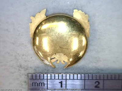 Medalla Distintivo Banxico XXV y 18 k