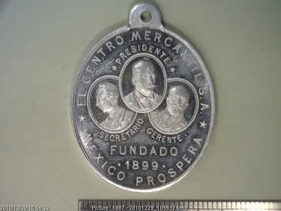 Medalla El Centro Mercantil, S.A (1899)