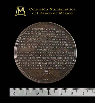Medalla Escuela de Bellas Artes. Primer Centenario (1881)
