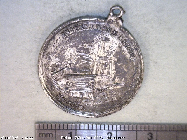 Medalla Escuela Nacional de Bellas Artes (anverso)