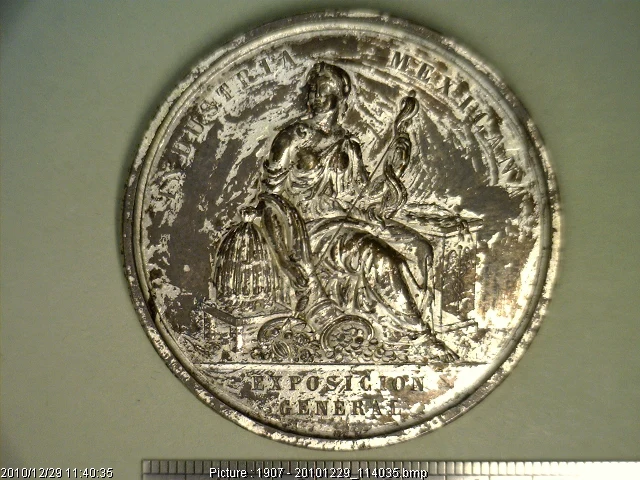 Medalla Exposición General Industrial (anverso)