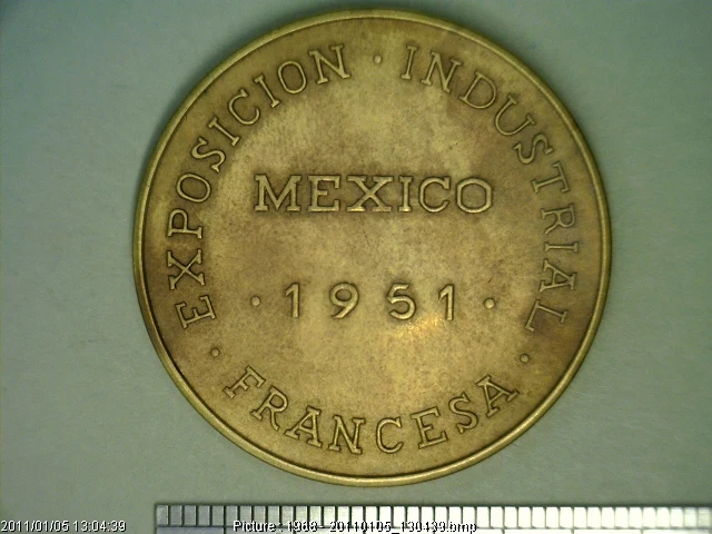Medalla Exposición Industrial Francesa (1951) (anverso)