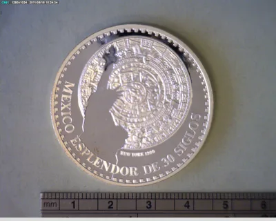 Medalla Exposición México Esplendor de 30 siglos (1991)