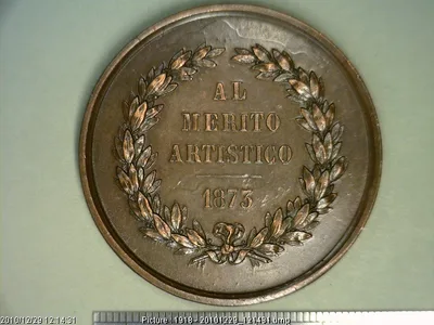 Medalla Exposición Nacional de Bellas Artes. Al mérito (1873)