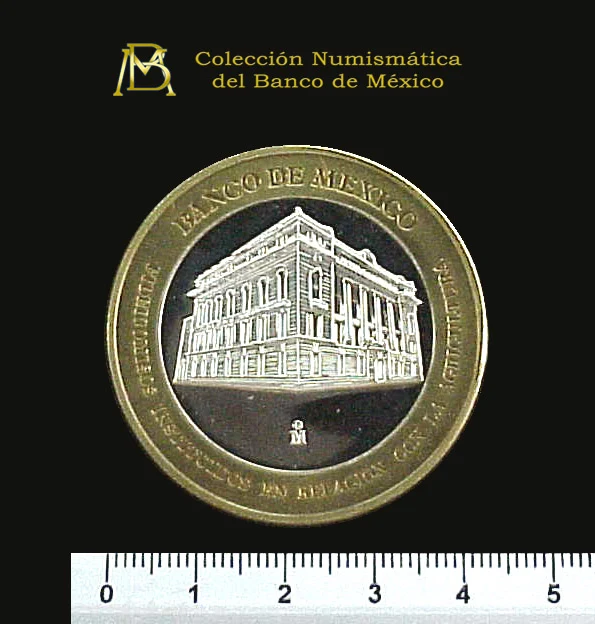 Medalla FIRA / Banco de México. 50 Aniversario (1994) (anverso)
