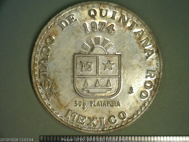 Medalla Fundación de Cancún (1978) (anverso)