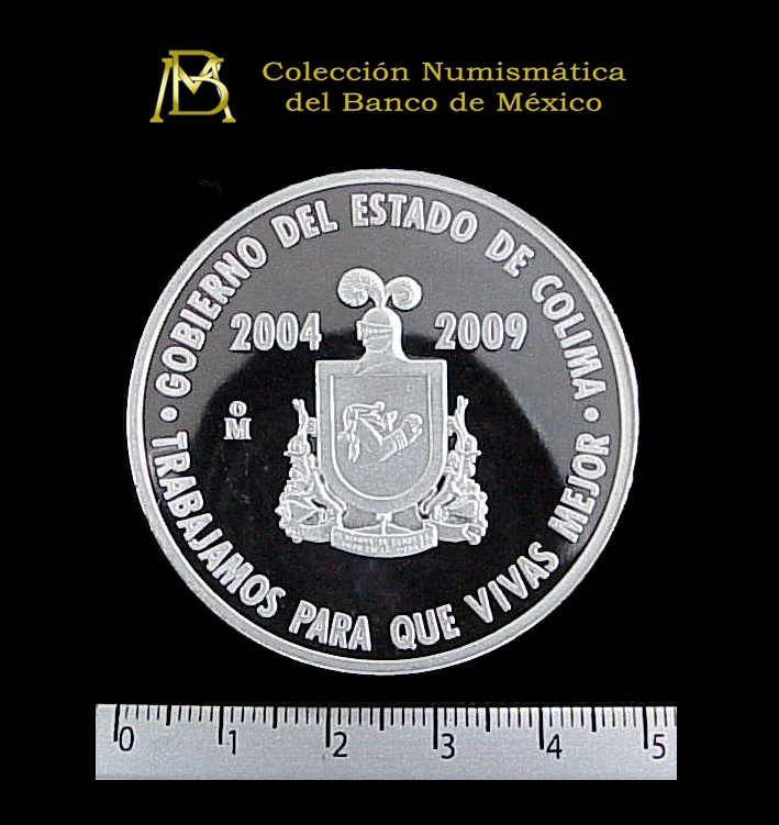Medalla Gobierno del Estado de Colima 2004-2009 (2004) (anverso)