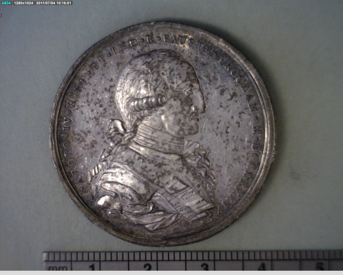 Medalla Guadalajara (1789) (anverso)