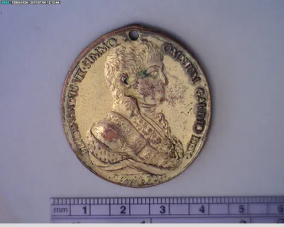 Medalla Guadalajara, El Colegio Tridentino. Perforada (1809)
