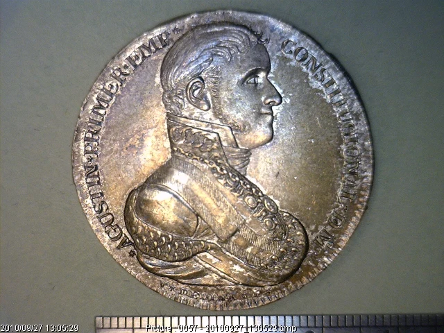 Medalla Guadalajara. La Catedral (1822) (anverso)