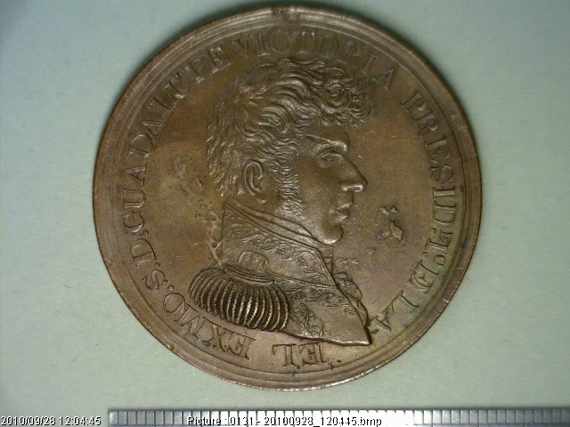 Medalla Guadalupe Victoria (anverso)