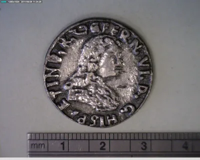 Medalla Guanajuato. Fundida (1747)