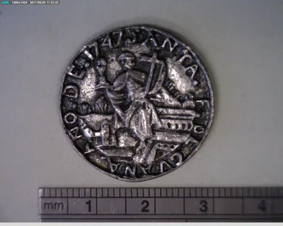 Medalla Guanajuato. Fundida (1747)