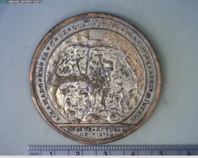 Medalla Guanajuato. Los mineros (1790)