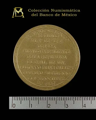 Medalla Inauguración del Edificio del Banco de México (1927)