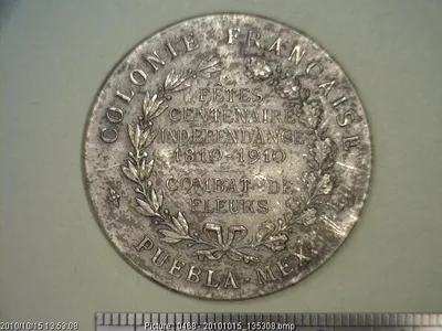 Medalla Independencia. 100 Aniversario (1910)