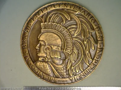 Medalla Independencia de Brasil. 100 Aniversario (1922)