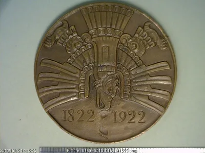 Medalla Independencia de Brasil. 100 Aniversario (1922)