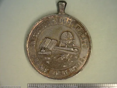 Medalla Instituto Civil del Estadod de Durango (1870)