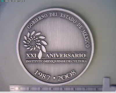 Medalla Instituto Mexiquense de Cultura. 21 Aniversario (2008)